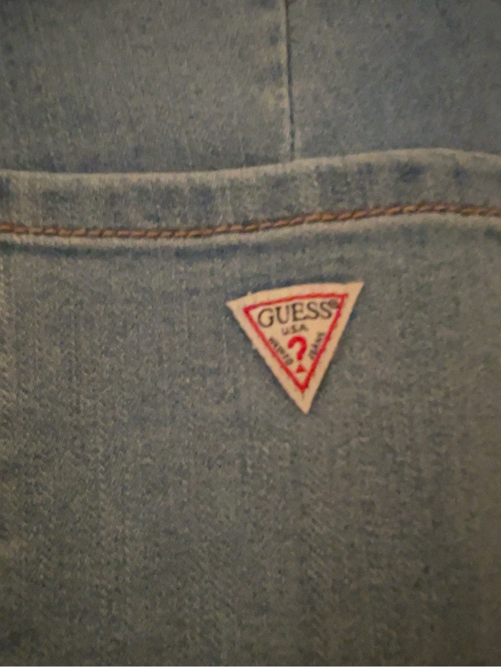 NWT GUESS Ultra High Rise Skinny Jeans 28 Light Wash Stretch Denim - Picture 8 of 10